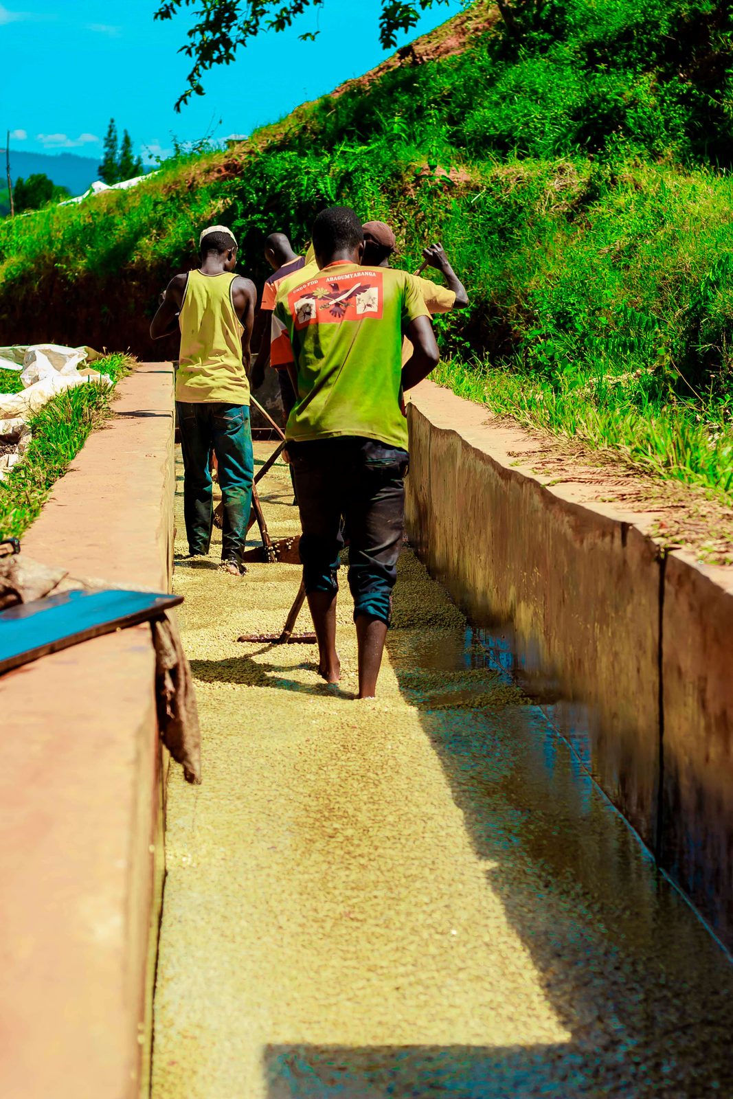 Washing channels